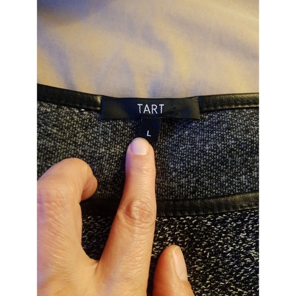 Tart Sweater Womens Dress Size Large Gray Knit Career Work Wear Long Sleeve - Picture 8 of 12